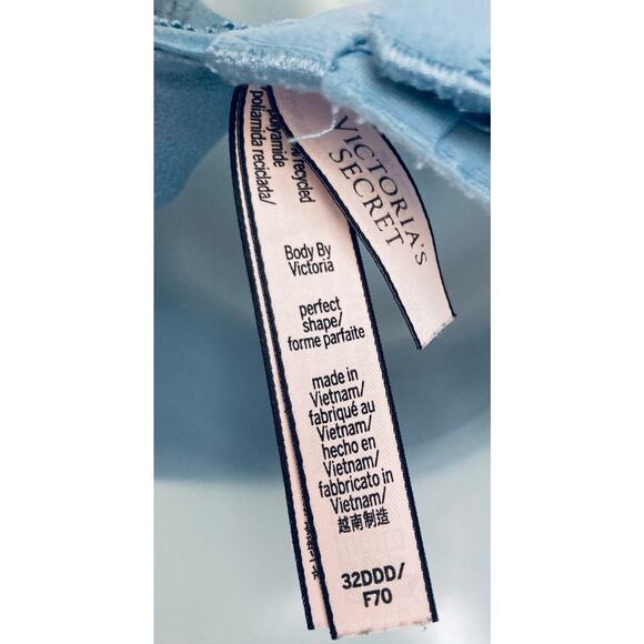 Victoria's Secret Bra Body by Victoria Perfect Shape 32DDD Blue Perfect Shape - Picture 4 of 10